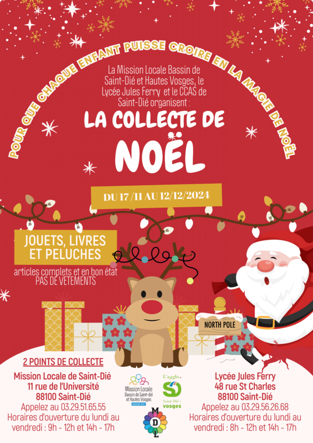 Participez à notre collecte solidaire de jouets