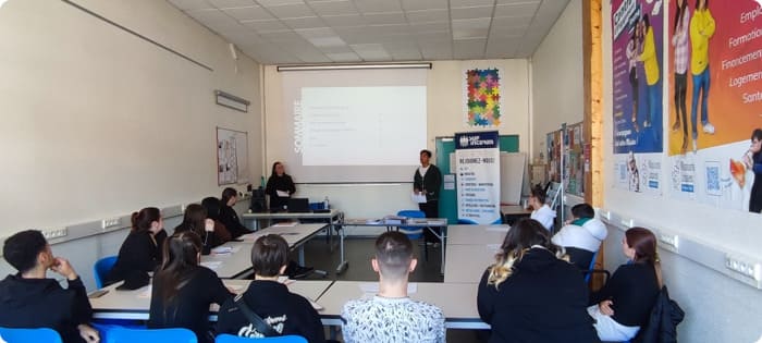 Une rencontre dynamique avec l'agence SUP INTERIM à la Mission Locale !
