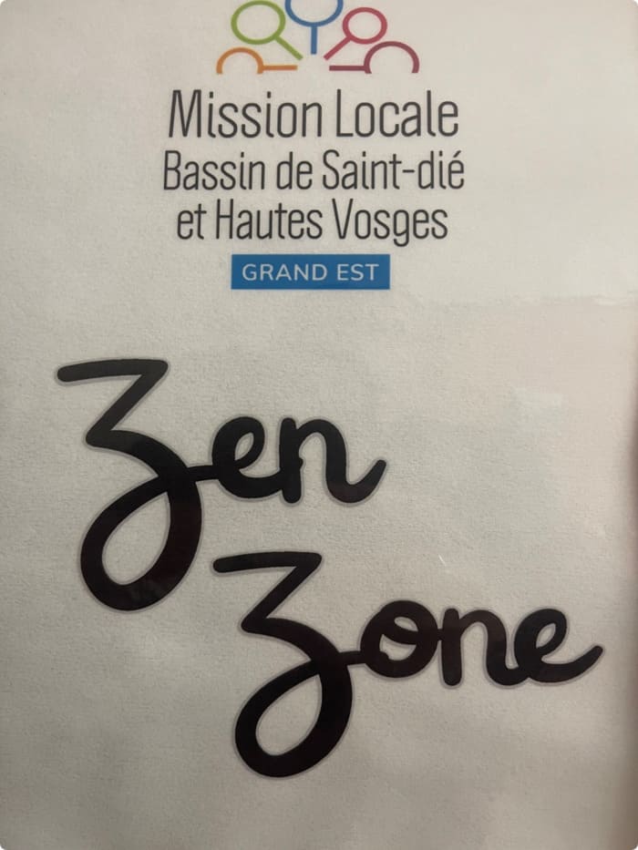 La Mission Locale du Bassin de Saint-Dié et Hautes Vosges lance la Zen-Zone, un espace dédié à l'écoute !