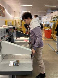 La Mission Locale accompagne des jeunes à la découverte des formations du CFA papetier de Gérardmer