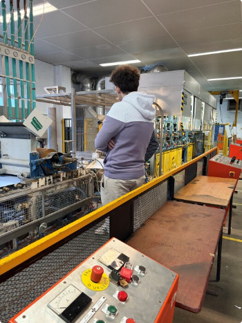 La Mission Locale accompagne des jeunes à la découverte des formations du CFA papetier de Gérardmer