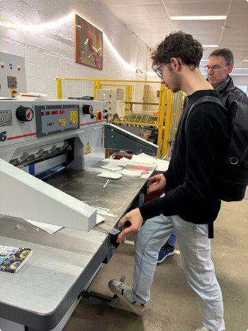 La Mission Locale accompagne des jeunes à la découverte des formations du CFA papetier de Gérardmer